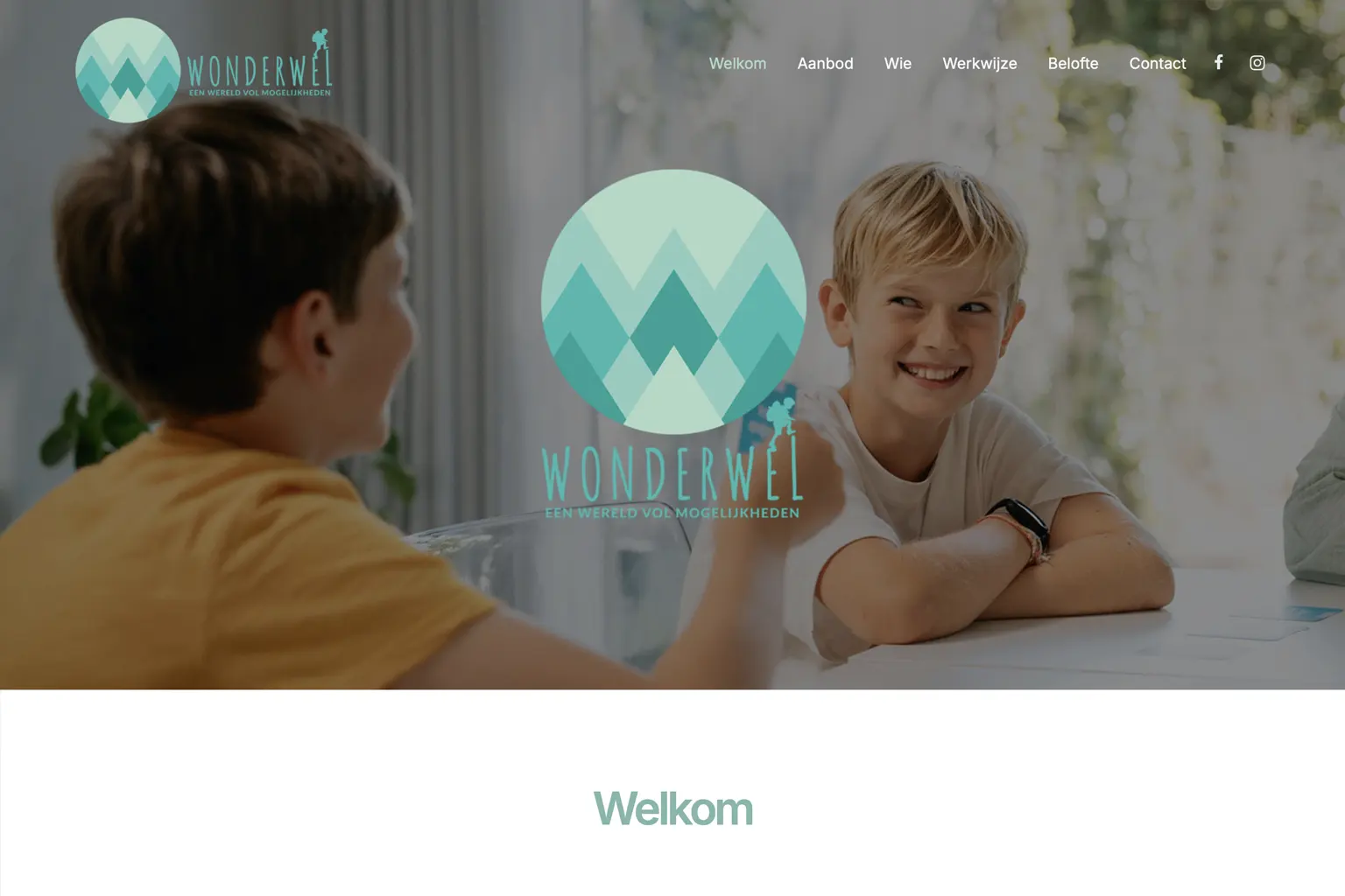 Webdesign project — Wonderwel te Kortrijk